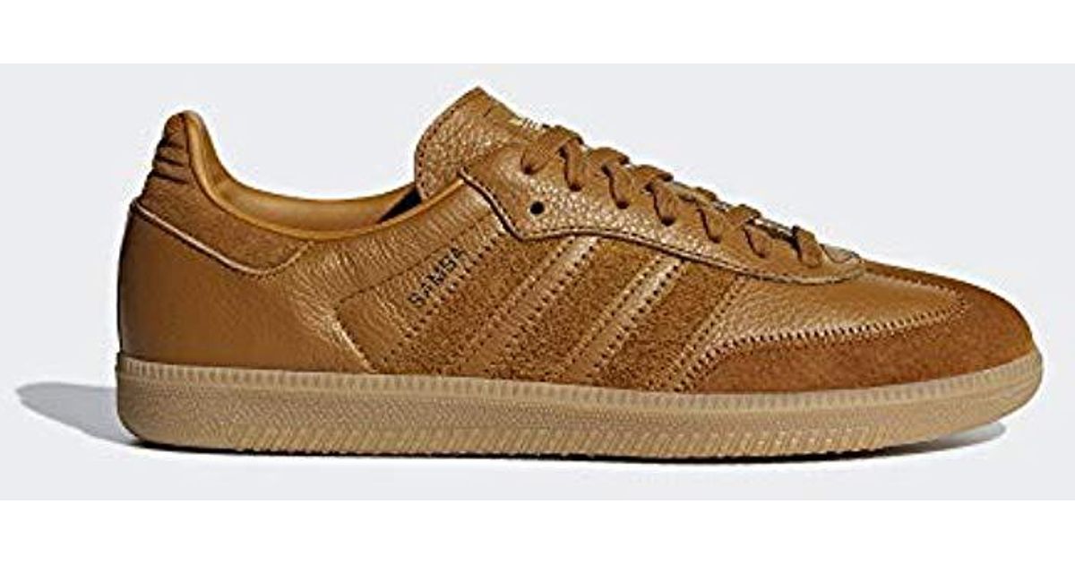 brown samba trainers