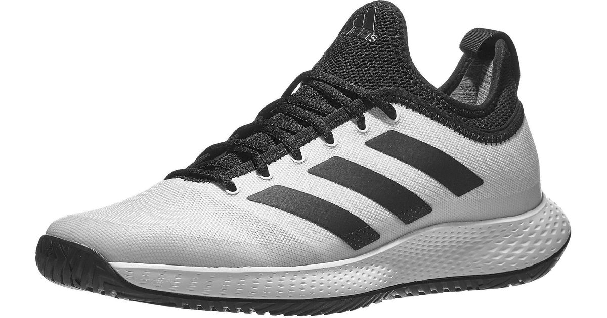 adidas Defiant Generation Tennis Shoe in White/Black/Black (Black) for Men - Lyst