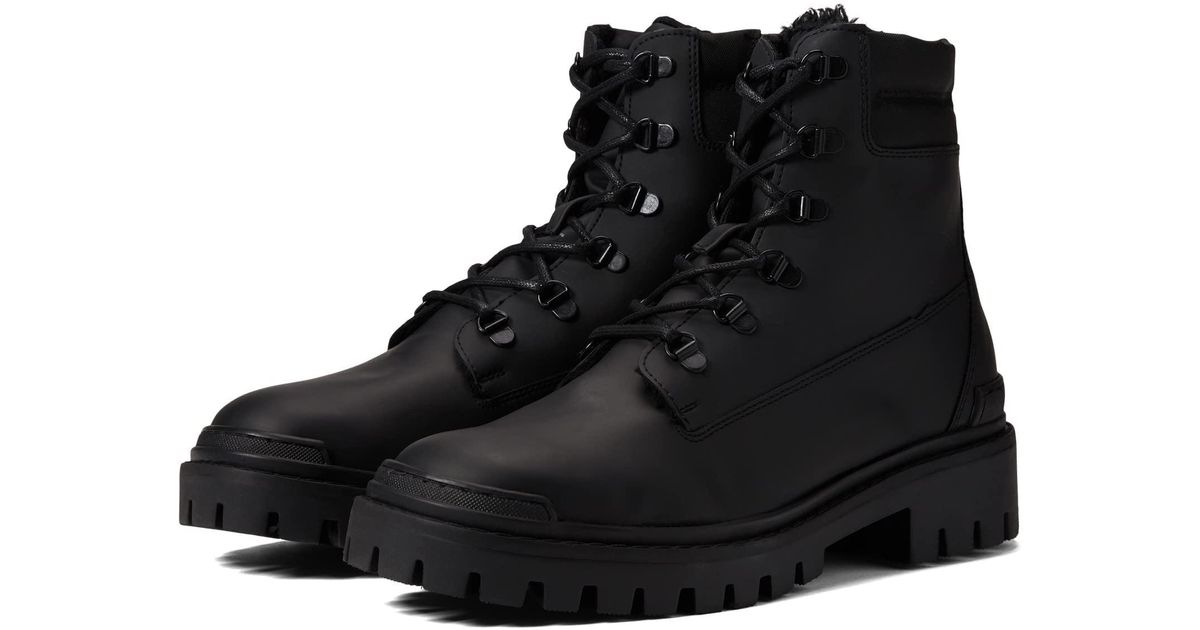 Steve Madden Synthetic Storms Hiking Boot in Black for Men - Lyst