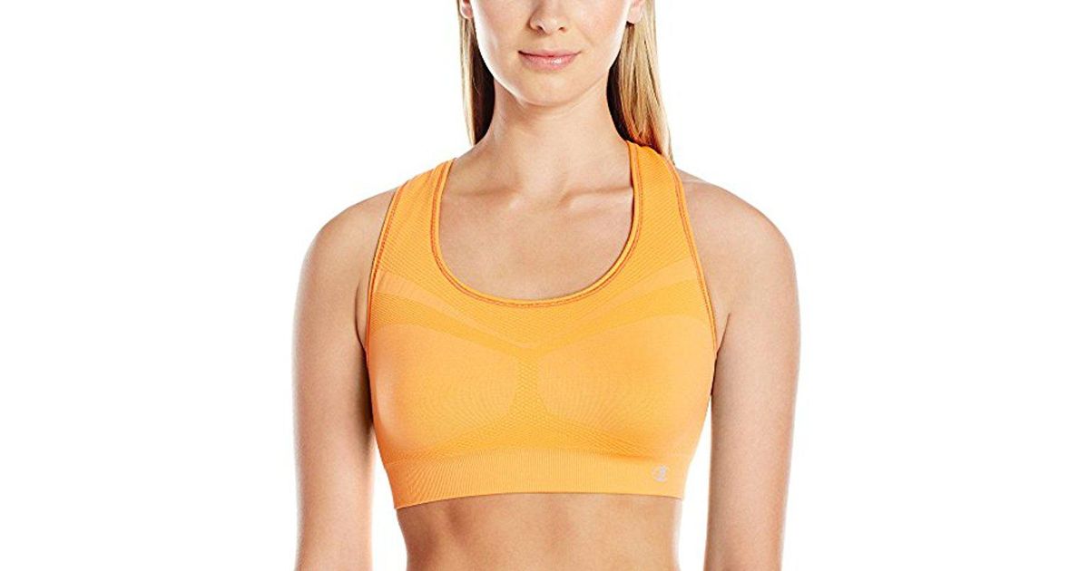 champion seamless racerback sports bra