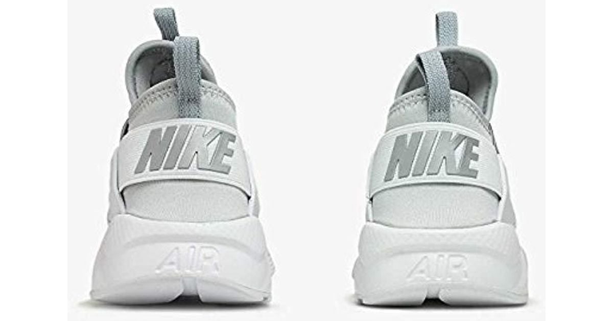 Boys/' Nike Air Huarache Run Ultra GS Shoe 847569-012 METALLIC SILVER//METALLIC