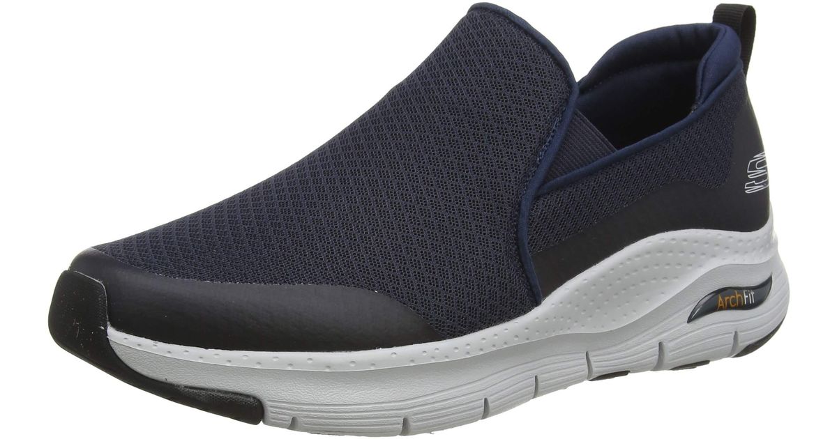 Skechers Arch Fit Trainers in Navy (Blue) for Men - Lyst