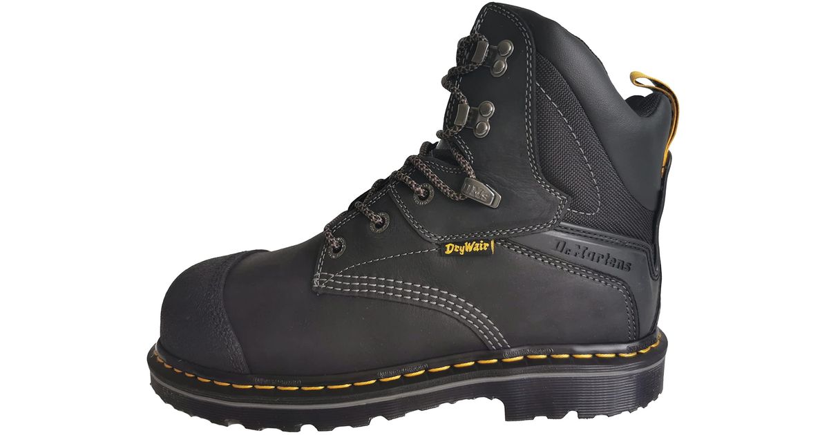 Dr. Martens Duxford Waterproof Safety Boots in Black for Men Lyst UK