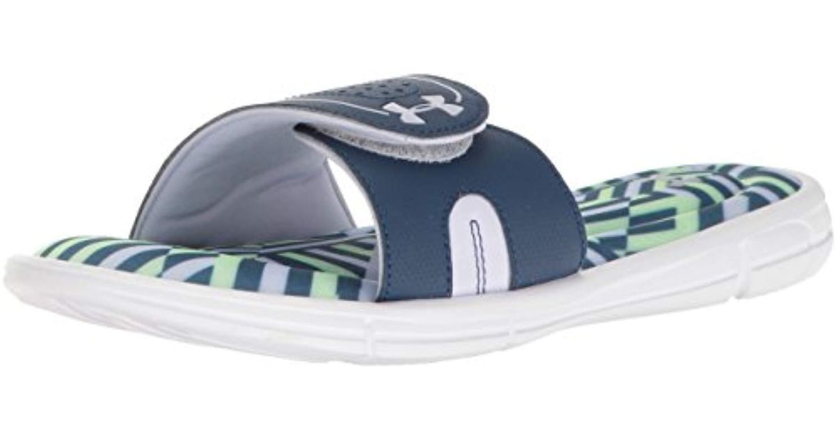 under armour camo flip flops