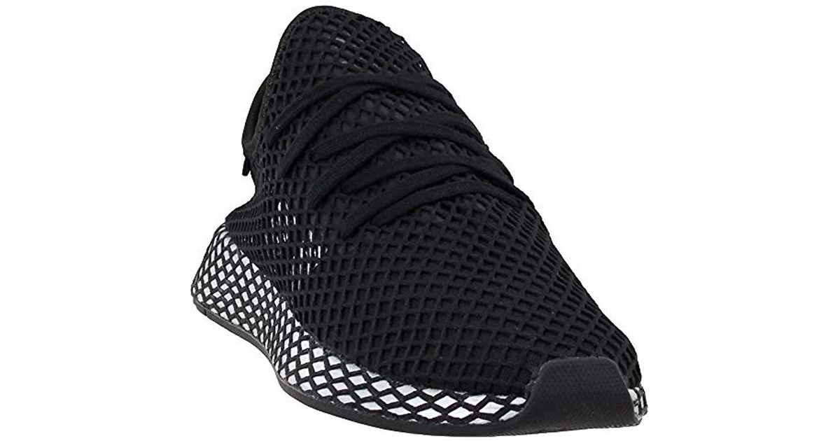 deerupt runner shoes womens black