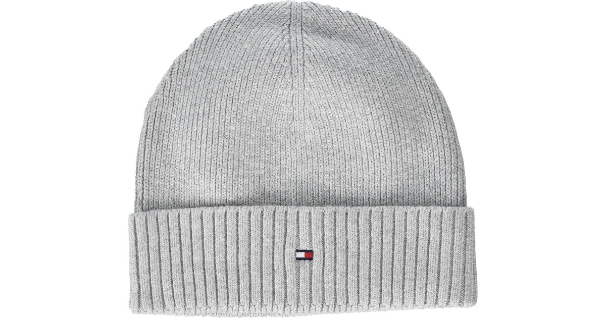 tommy hilfiger cotton cashmere beanie