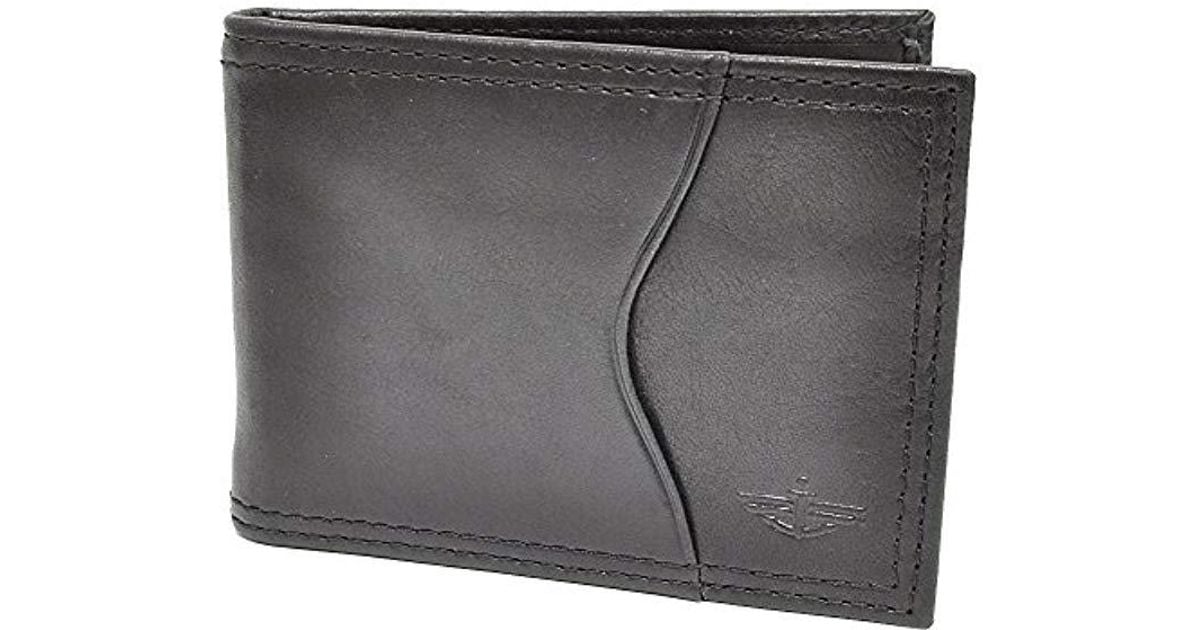 Dockers Front Pocket Wallet With Money Clip in Gray for Men Lyst