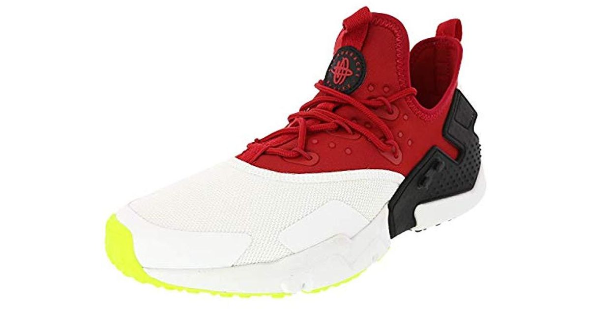 red and white nike running shoes