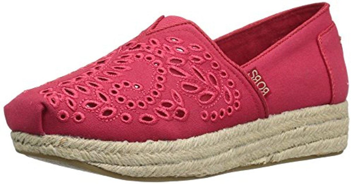 bobs from skechers women's highlights flexpadrille wedge