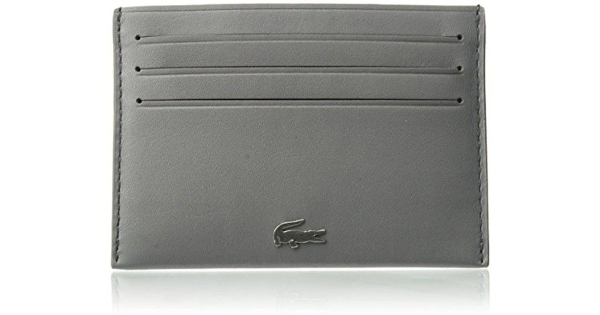 lacoste credit card wallet