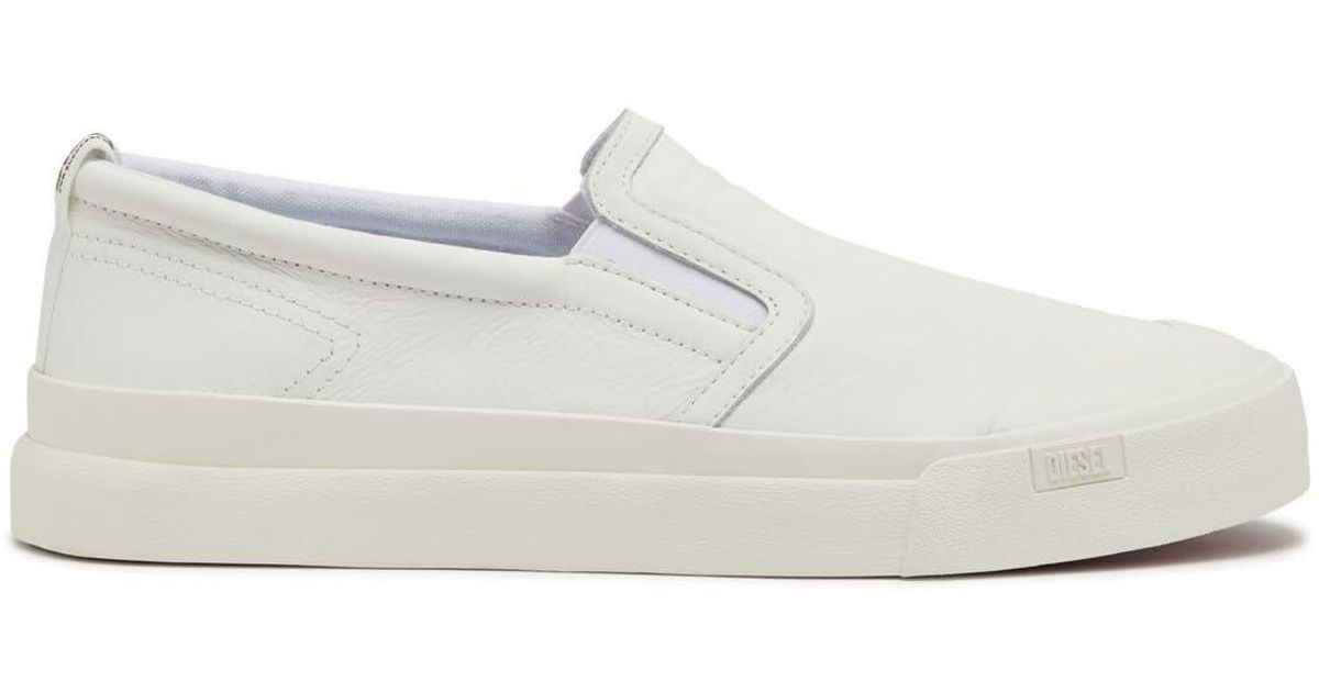 Diesel Herren S-Athos Slip-On Sneaker – Urbaner Streetwear-Schuh Mit Preppy-Twist