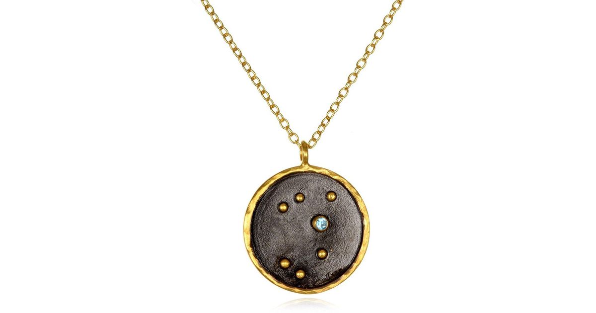 Virgo My Prime Gifts Silver Plated Constellation Crystal Zodiac Necklace 16 Inch Link Chain Necklace with 2 Inch Extender