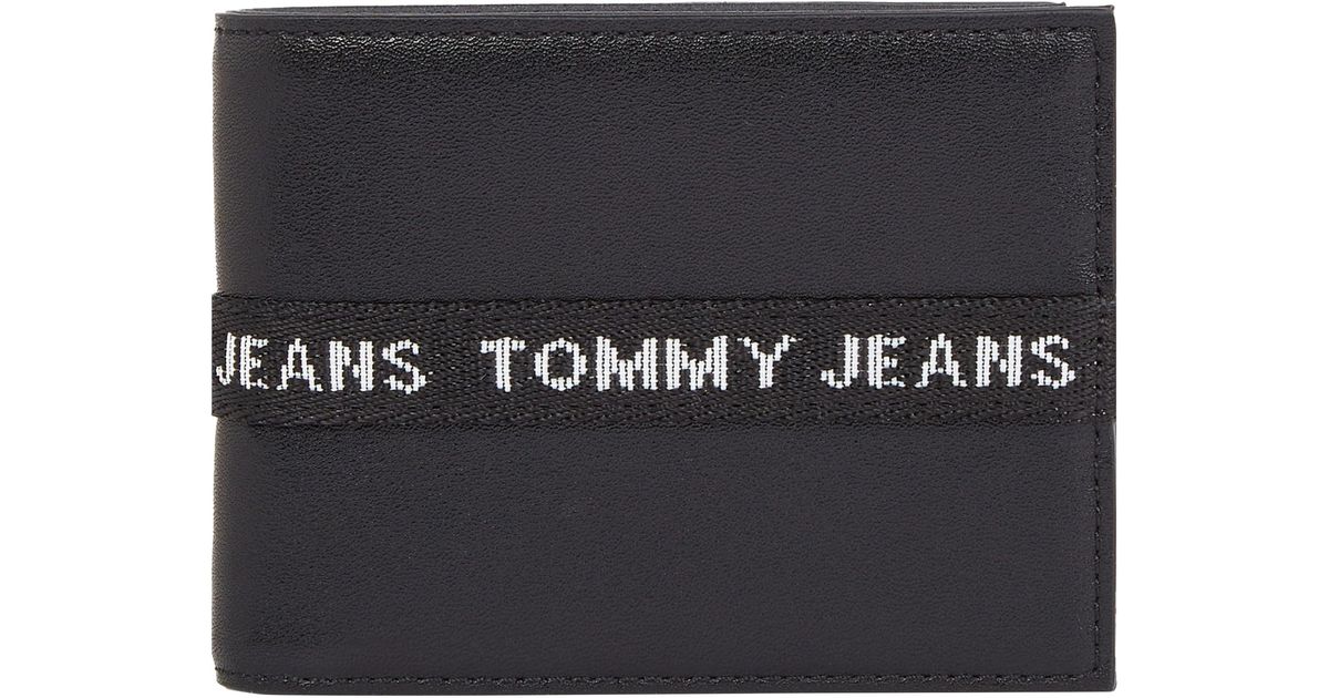 Tommy Hilfiger Tommy Hilfiger Jeans Wallet With Coin Pocket Tjm Essential  Cc & Coin Am0am11218 Black for Men | Lyst UK