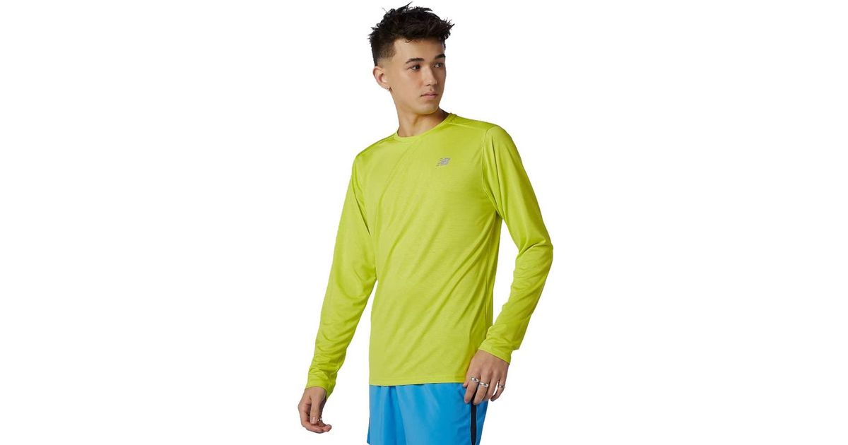 New balance accelerate long sleeve top deals