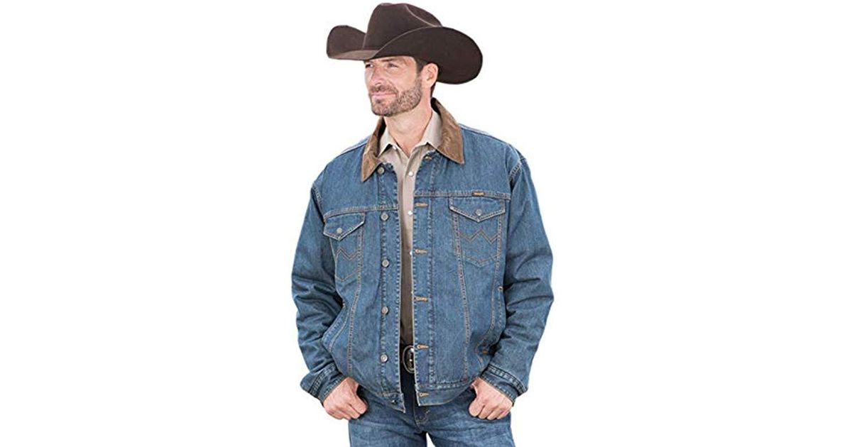 wrangler concealed carry denim jacket