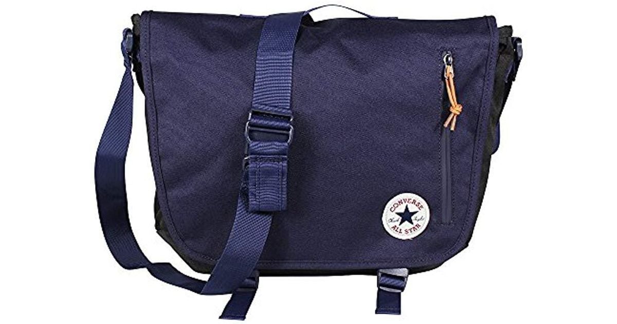 purple converse messenger bag