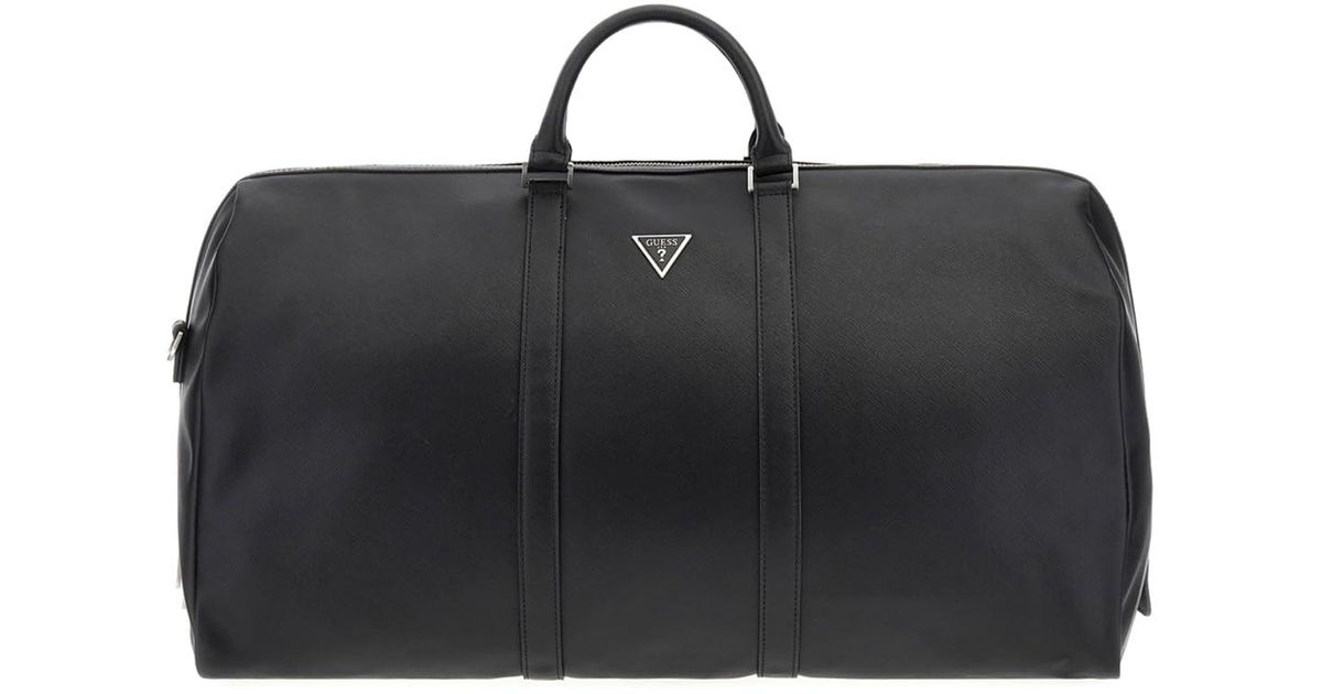 Borsa Clutch GUESS VEZZOLA Smart COMPAC - Ecopelle, Zip, Design Minimalista Uomo