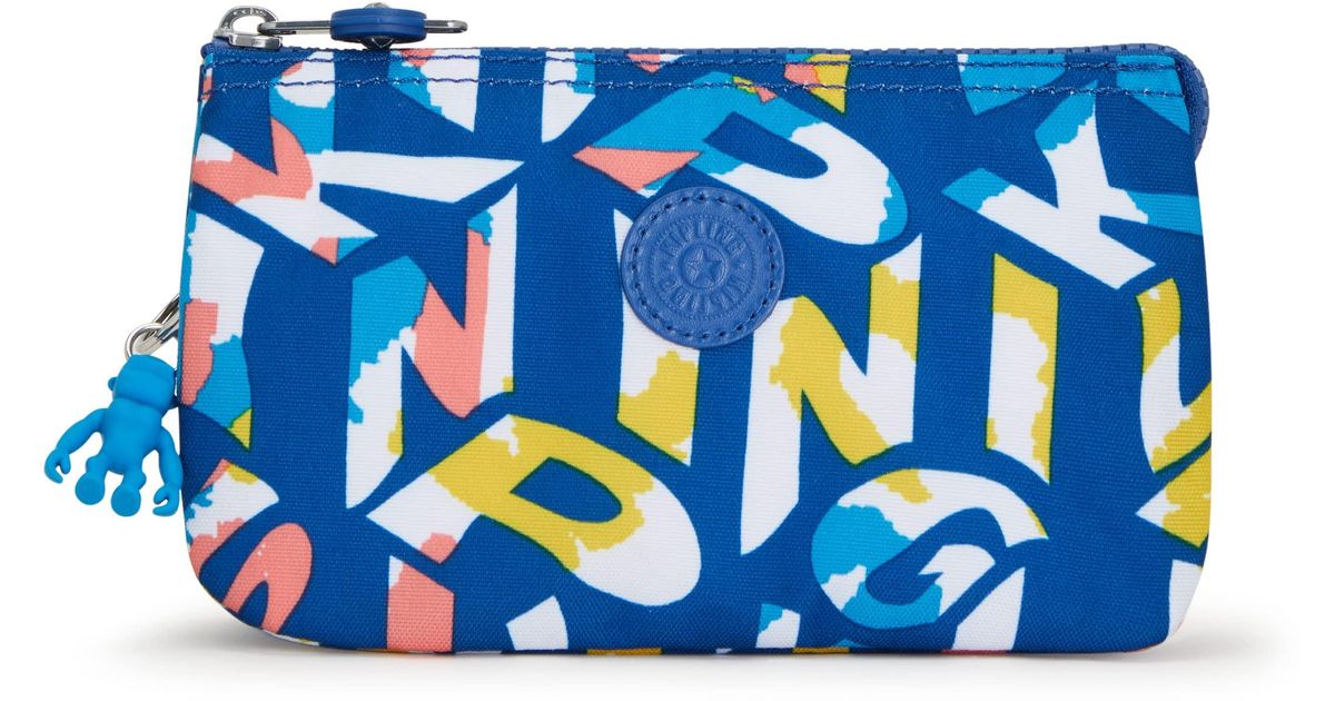 Kipling Creativity Small Pouch in Blue Lyst