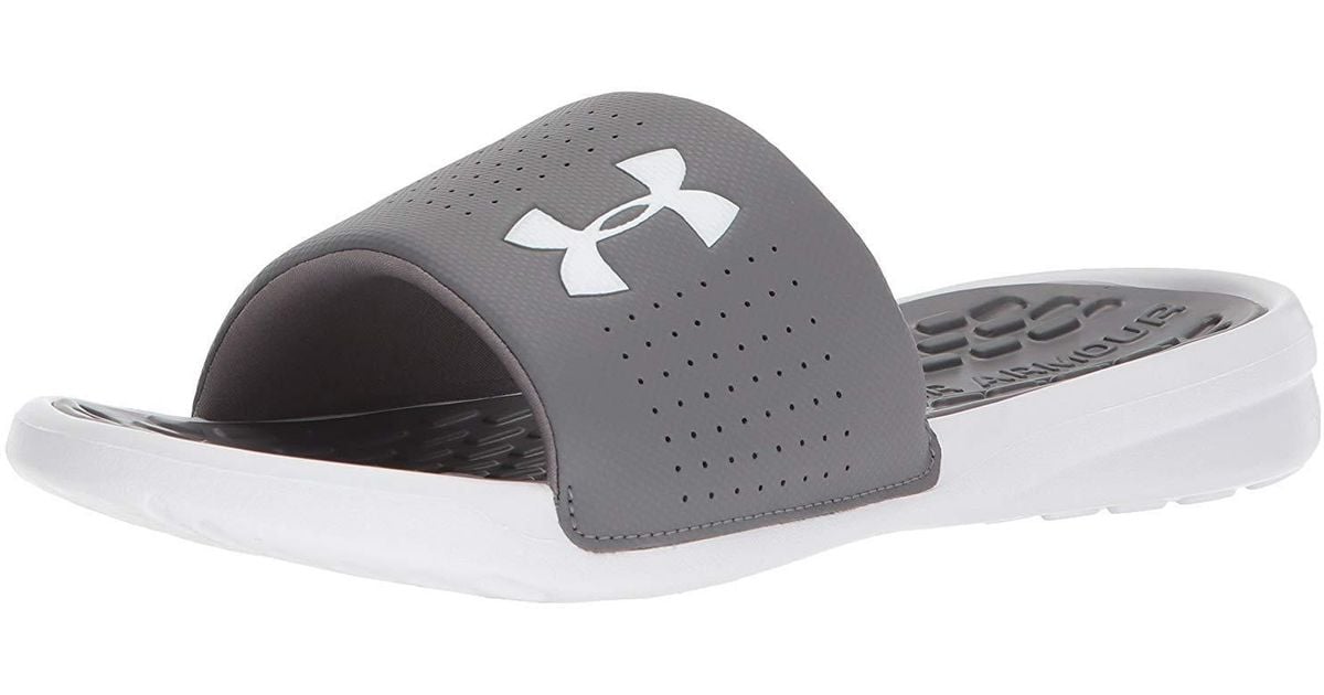 Under armour women's playmaker deals fix slide sneaker