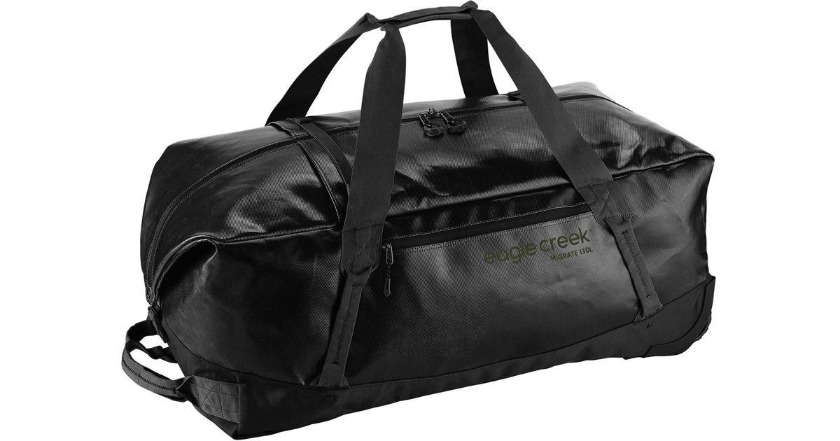 Eagle Creek Migrate Wheeled 130l Duffel Bag in Black Lyst