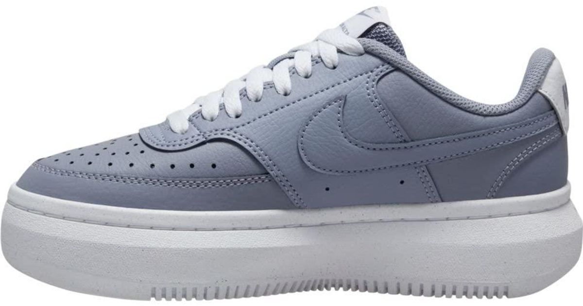 Nike Court Vision High Leather Trainers in Grey Lyst UK