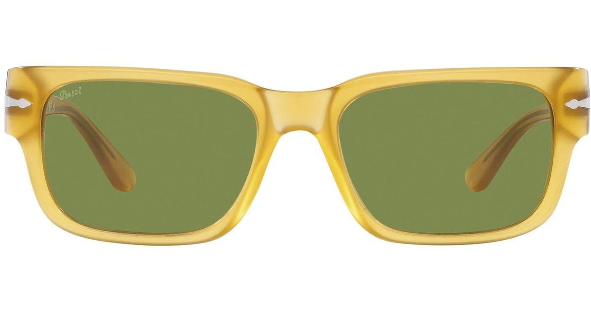 Persol Po3315s Rectangular Sunglasses in Black Lyst