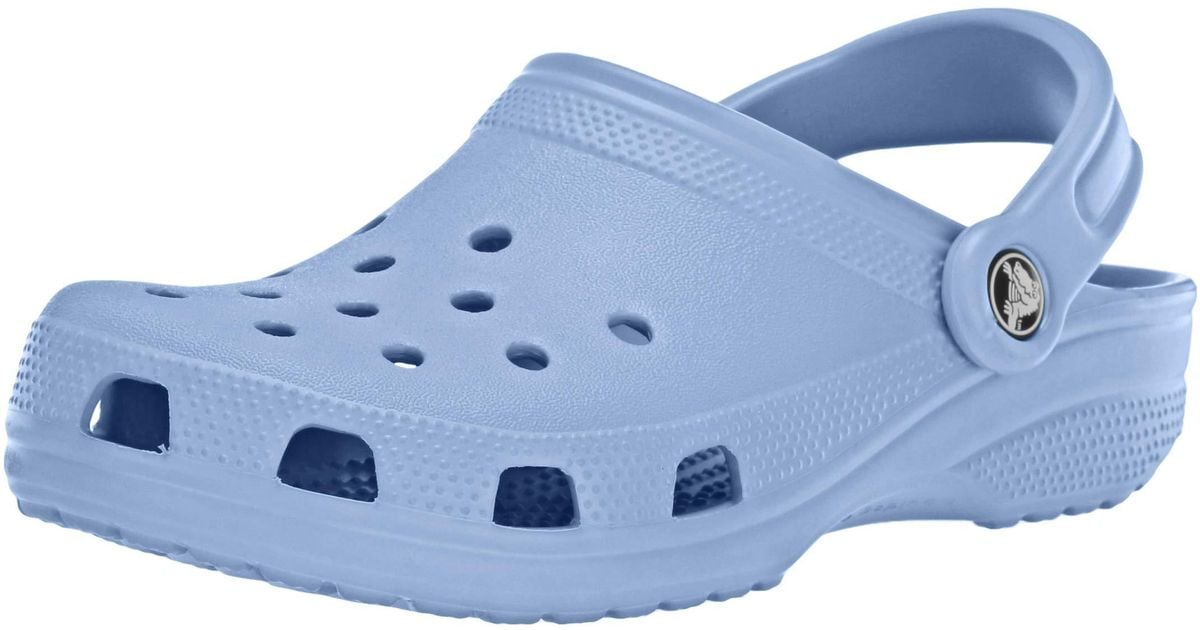 pale blue crocs