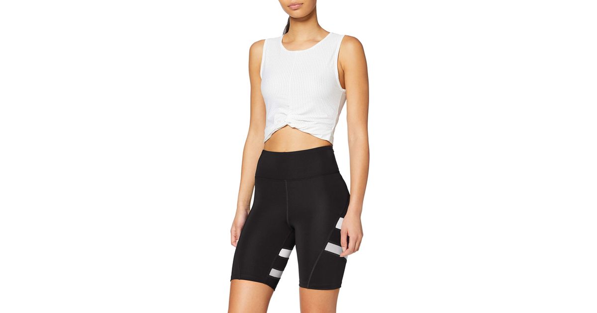AURIQUE Shorts de Course avec Bande Latérale Femme Marque