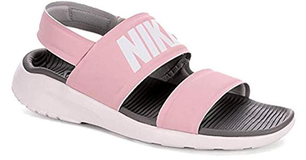 pink nike tanjun sandals