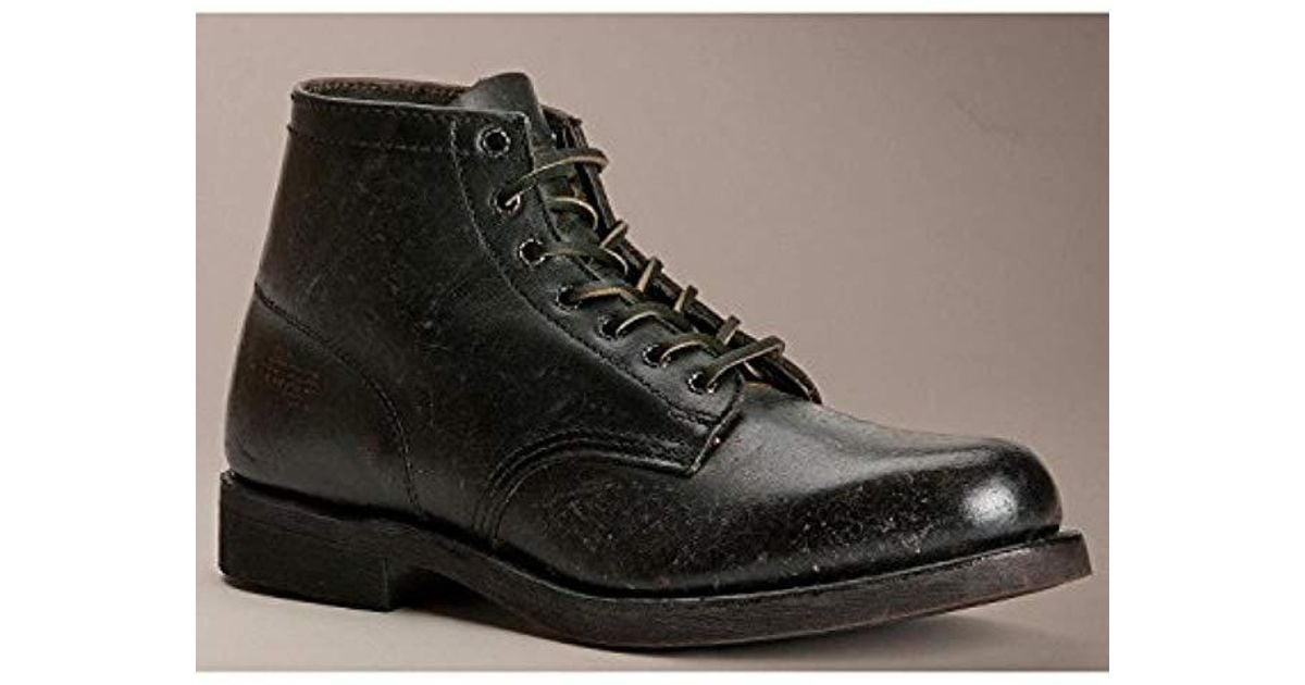 Frye Prison Boot in Black for Men Lyst