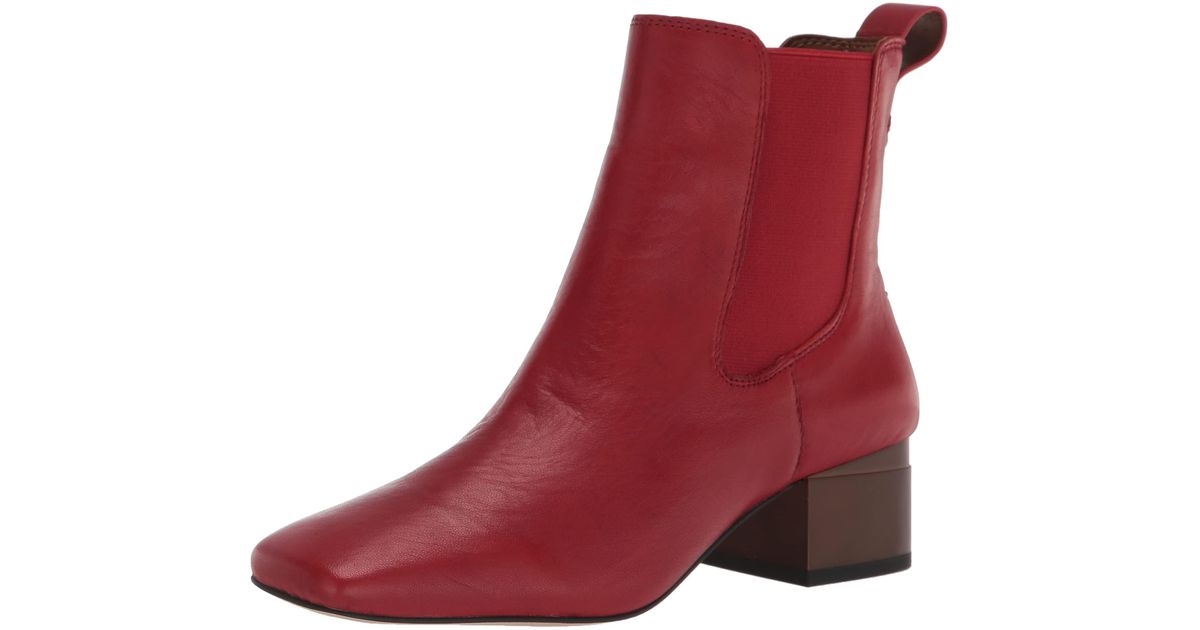 Franco Sarto Waxton Ankle Boot in Red Lyst