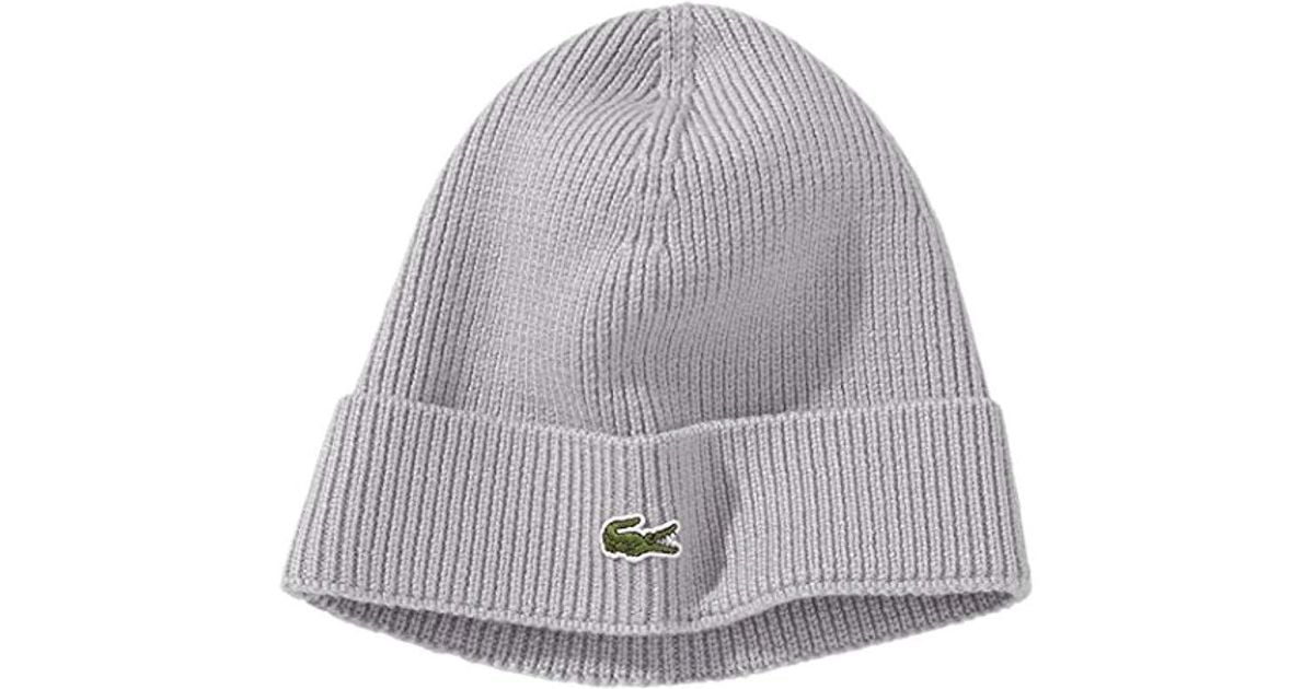 Buy Bonnet Lacoste Gris Homme Up To 63 Off