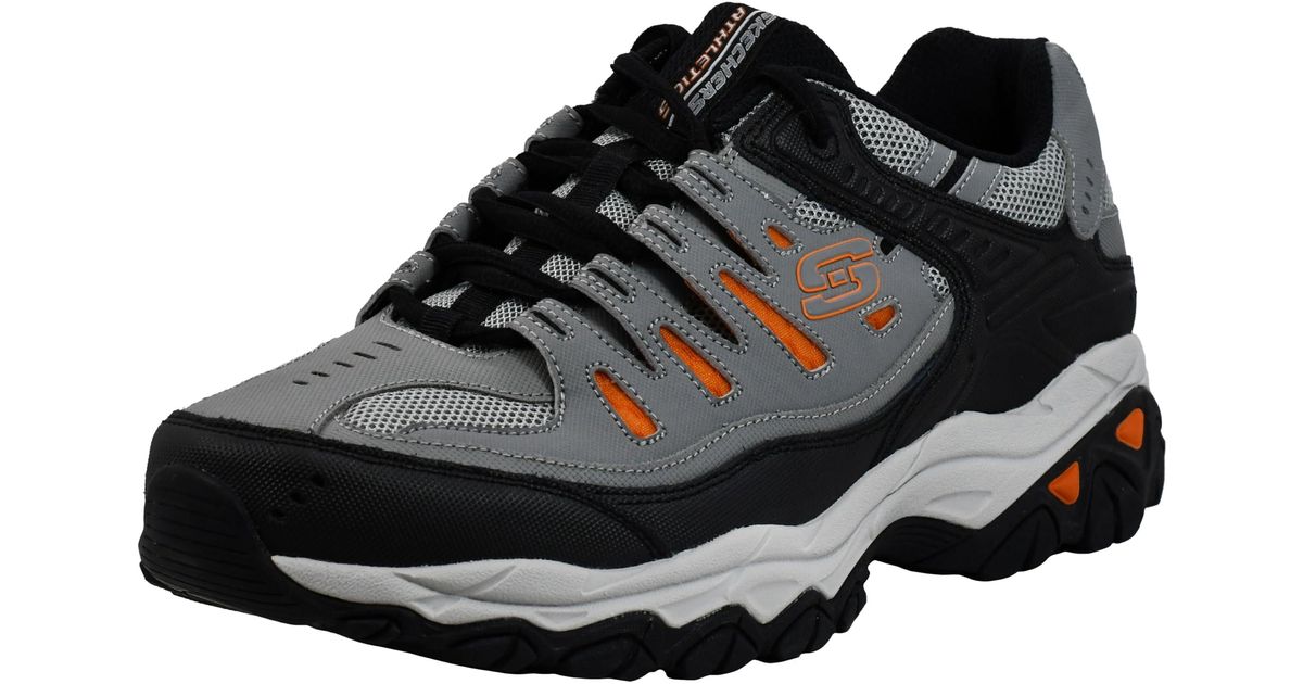 Skechers Afterburn M. Fit in Black for Men Lyst UK