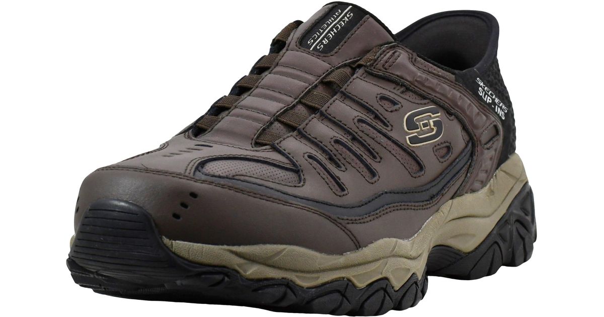 Skechers S Afterburn in Black for Men Lyst UK