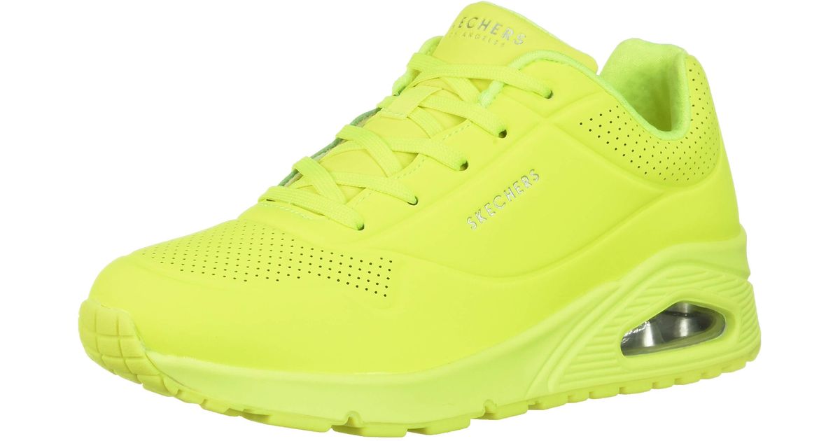 skechers neon sneakers