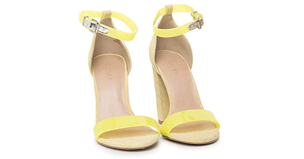 guess yellow shoes