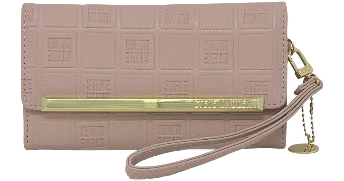 Steve Madden Trifold Wallet in Natur Lyst DE