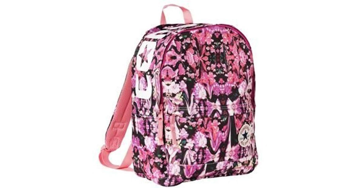 converse daybreak floral print backpack
