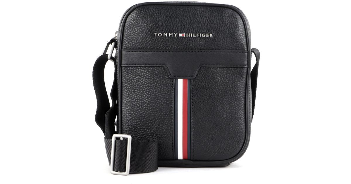 Tommy Hilfiger Th Downtown Mini Reporter in Black for Men | Lyst UK