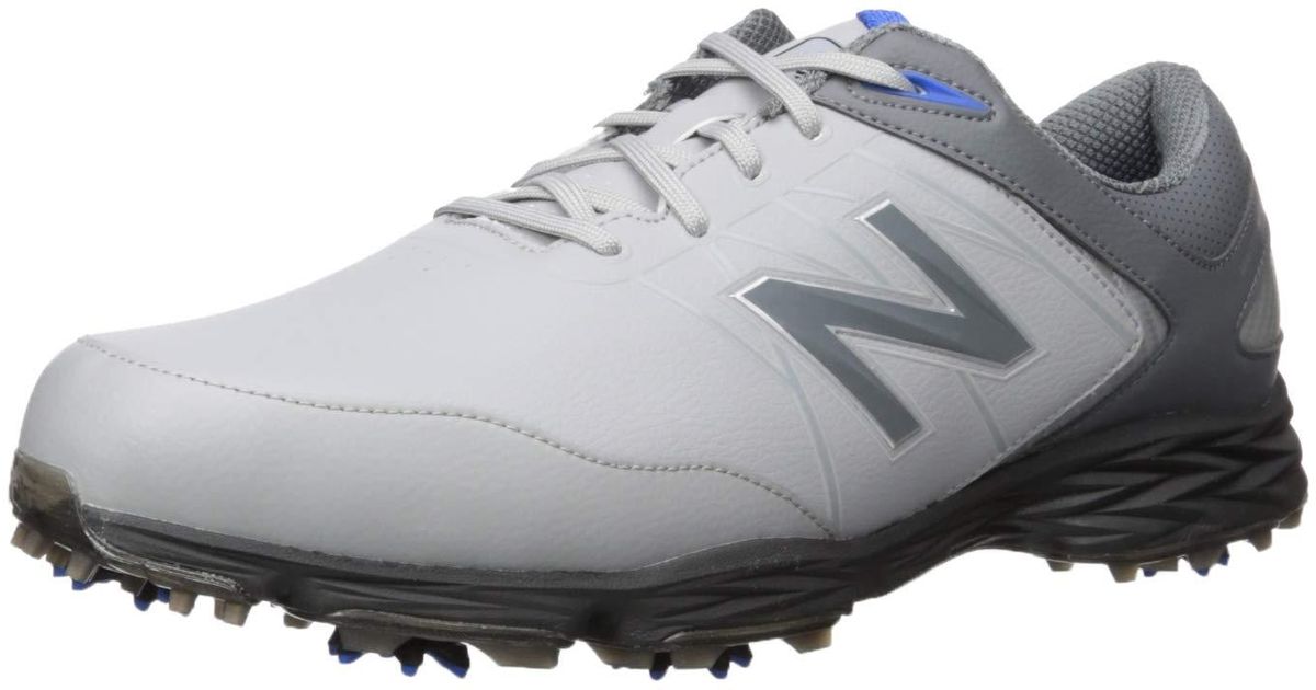 new balance men's nbg2004 waterproof spiked comfort golf shoe