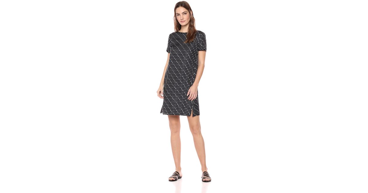 theory silk tee dress