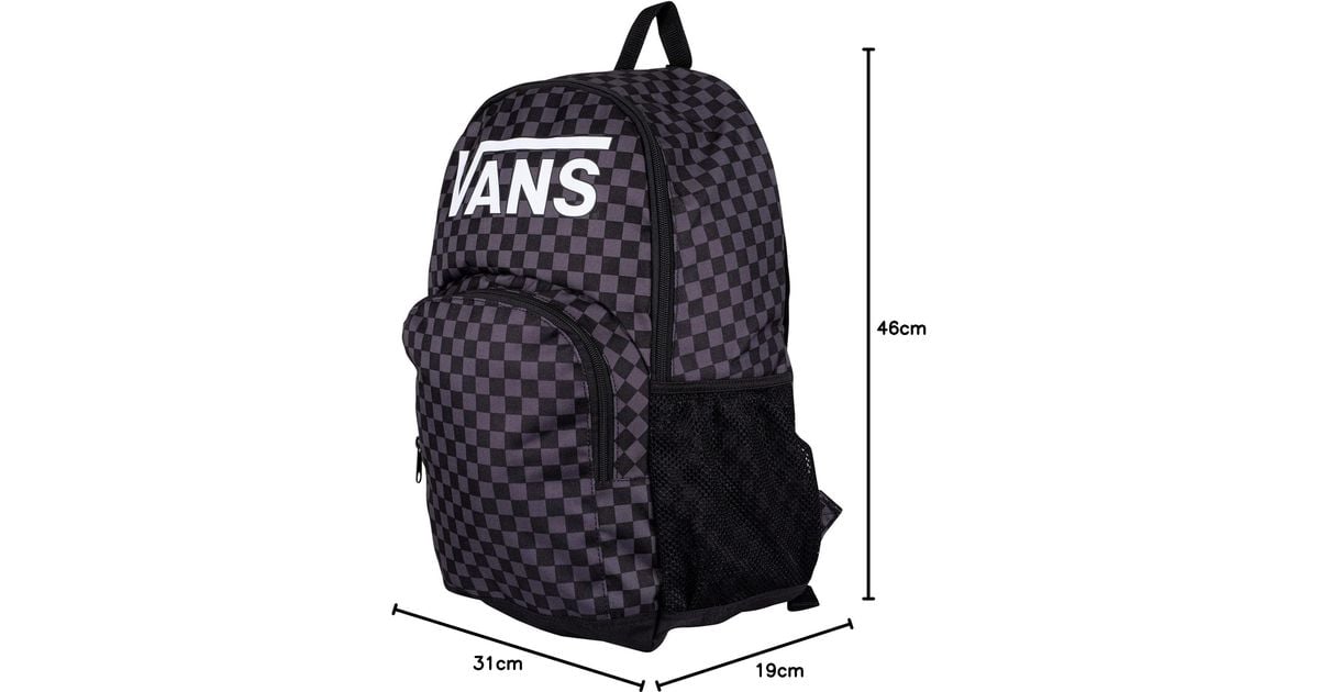 Vans Backpack Alumni Pack Printed in Black Lyst UK