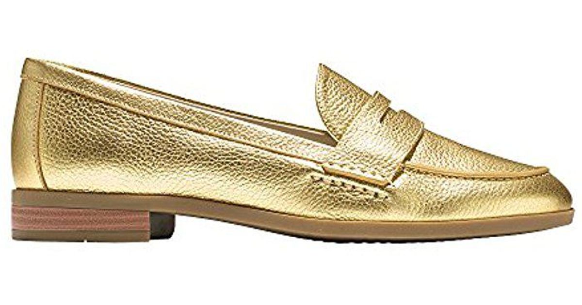 cole haan metallic flats