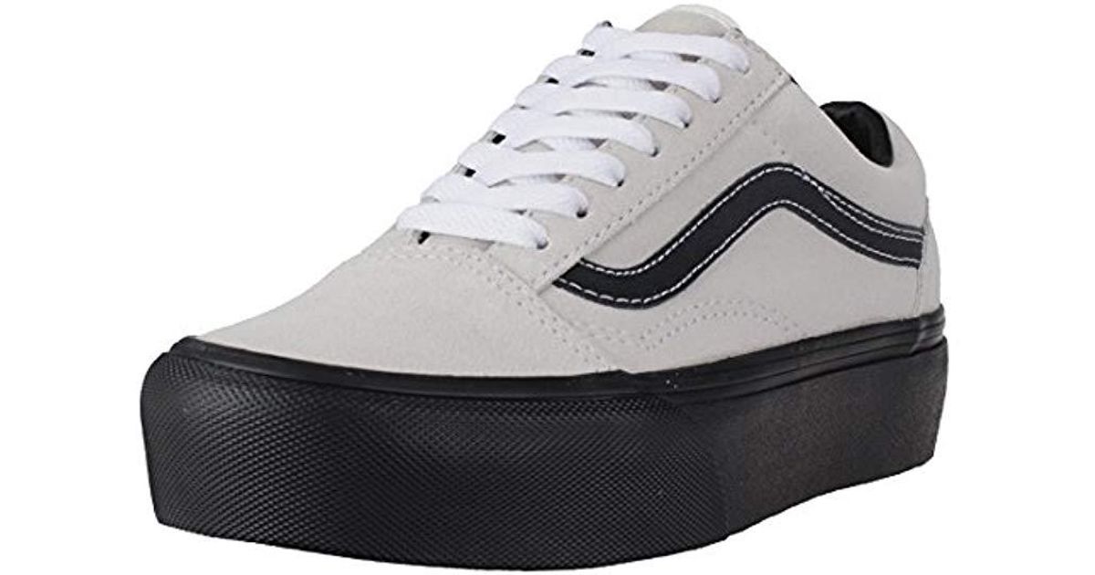 vans grey platform