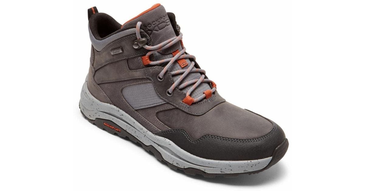 Rockport Xcs Pathway Waterproof Midboot Boot 8.5 D(m) Us Grey in Brown