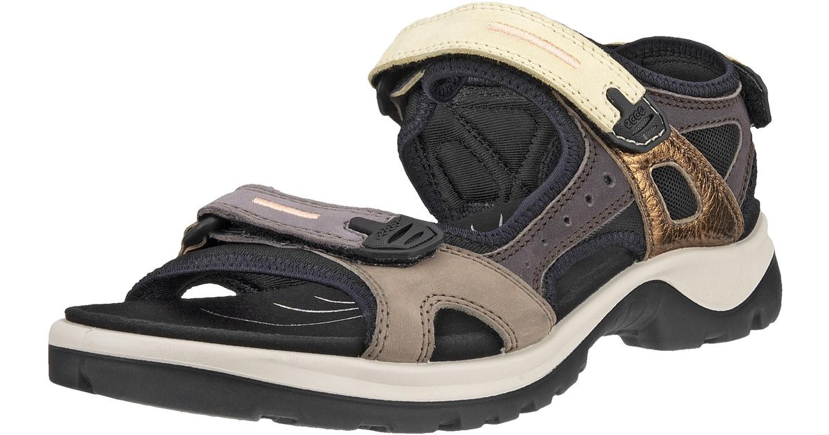 Ecco Yucatan Multicolor Sport Sandal in Black Lyst UK