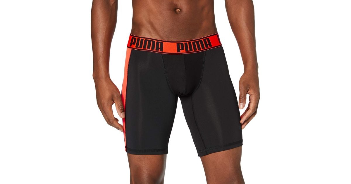 Active Long Boxer 1P Packed sous-vêtement de Sport PUMA pour homme en  coloris Orange | Lyst