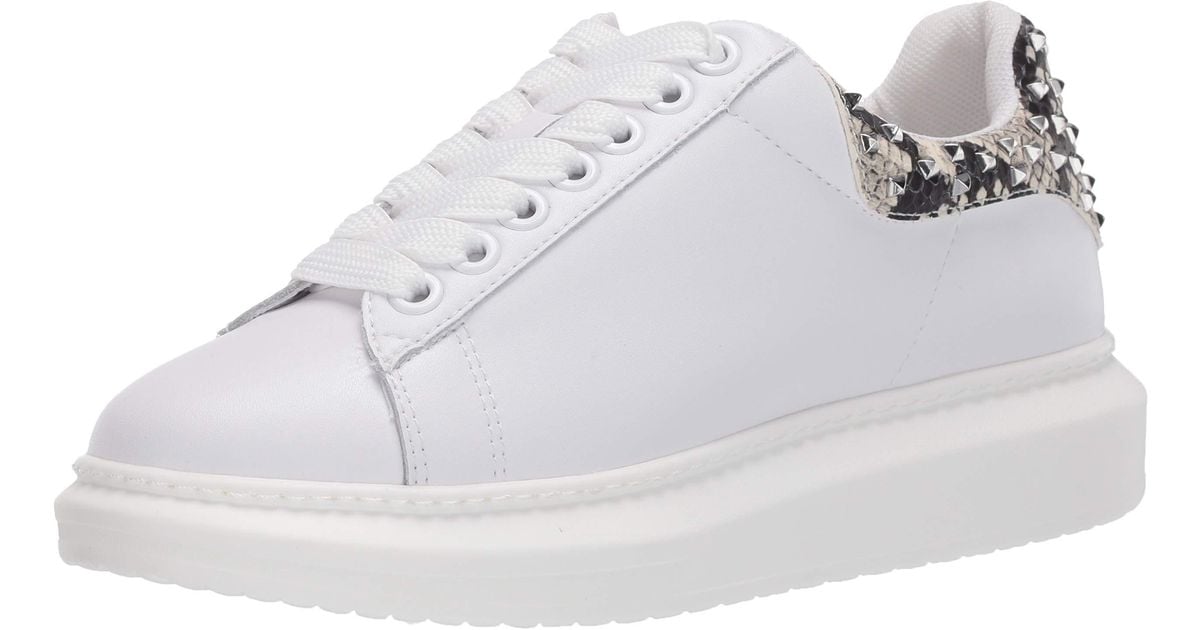 steve madden white canvas sneakers