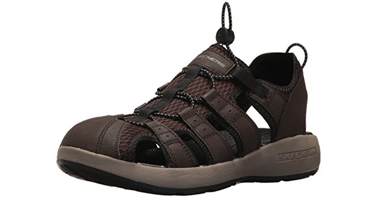 Skechers Melbo Journeyman 2 Jesus Sandals - Brown in Black for Men | Lyst