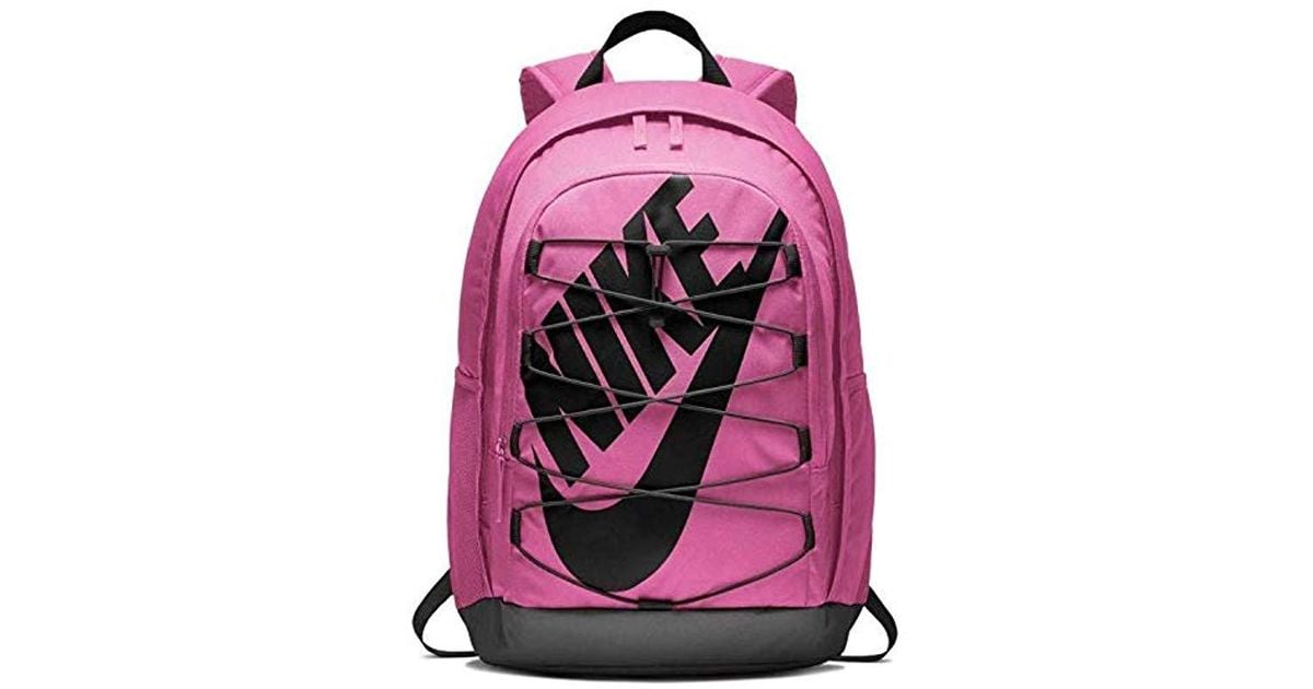 black and pink nike backpack